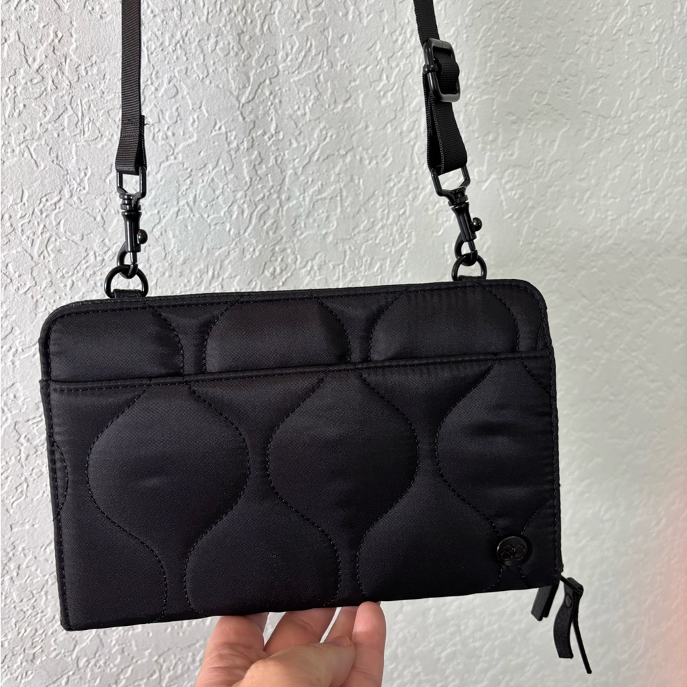 Black Quilted Crossbody Bag